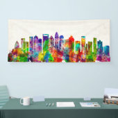Charlotte North Carolina Skyline Banner (Messe)