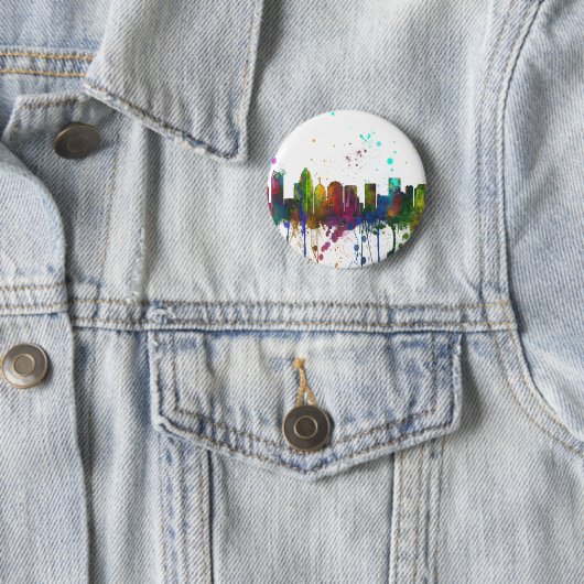 CHARLOTTE, NORTH CAROLINA-SKYLINE BUTTON (Beispiel)