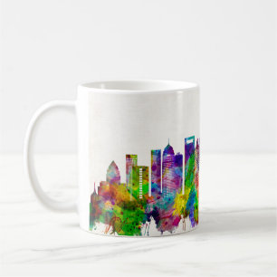 Charlotte North Carolina Skyline Kaffeetasse