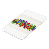 Charlotte North Carolina Skyline Magnet (Linke Seite)