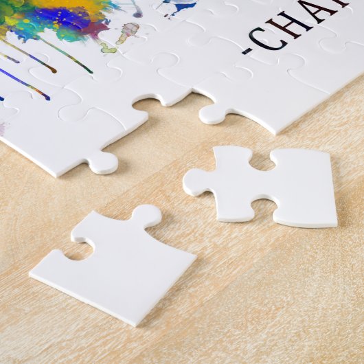 Charlotte North Carolina Skyline Puzzle (Seite)