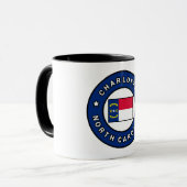 Charlotte North Carolina Tasse (Vorderseite Links)