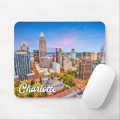 Charlotte, North Carolina, USA Mousepad (Mit Mouse)