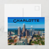 Charlotte, North Carolina, USA Postkarte (Vorne/Hinten)