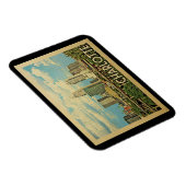 Charlotte North Carolina Vintage Reise Magnet (Rechte Seite)