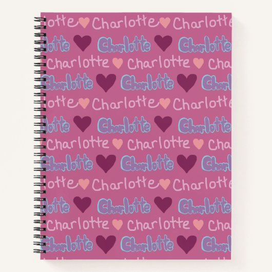Charlotte  notizblock (Vorderseite)