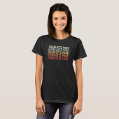 Charlotte Park Florida Charlotte Park FL Retro Vin T-Shirt (Vorne ganz)