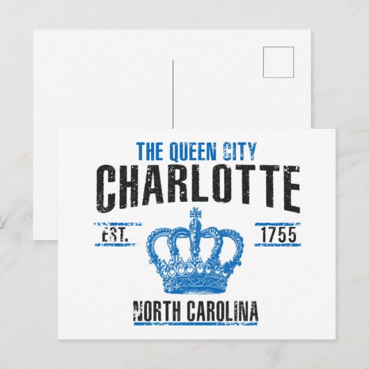 Charlotte Postkarte (Vorne/Hinten)