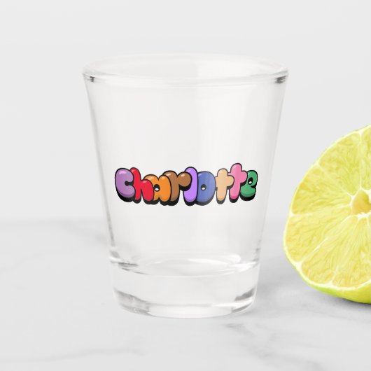 Charlotte Schnapsglas (Vorderseite)