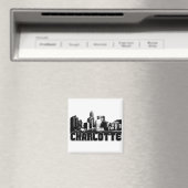 Charlotte Skyline Magnet (In Situ (Geschirrspüler))