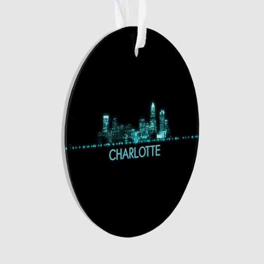 Charlotte Skyline Ornament (Vorderseite)
