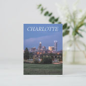 Charlotte skyline postkarte (Stehend Vorderseite)