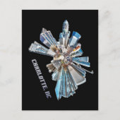 Charlotte Skyline Postkarte (Vorderseite)