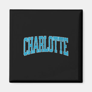 Charlotte Soccer Vintage City _1  Magnet