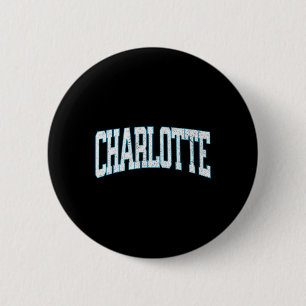 Charlotte Soccer Vintage City Button