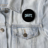 Charlotte Soccer Vintage City Button (Beispiel)