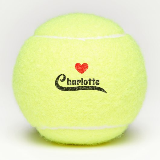 Charlotte Tennisbälle (Vorderseite)