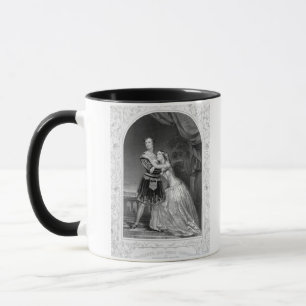 Charlotte und Susan Cushman als Romeo und Juliet, Tasse