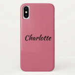 Charlotte vom verwaisten schwarzen Charakternamen iPhone X Hülle<br><div class="desc">Charlotte ist ein Charakter vom Fernsehshow-Waise Schwarzen</div>