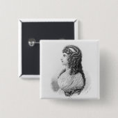 Charlotte von Stein, geborenes von Schardt, spät Button (Vorne & Hinten)