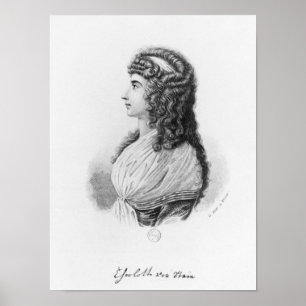 Charlotte von Stein, geborenes von Schardt, spät Poster