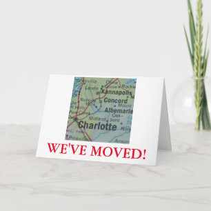Charlotte We ve Moved-Adressenankündigung Ankündigung