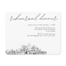 Charlotte Wedding Elegante Probe Einschlusskarte