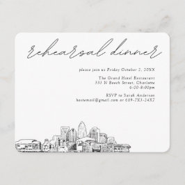 Charlotte Wedding Elegante Probe Einschlusskarte Begleitkarte