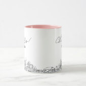 Charlotte Wedding Personalisiert Coffee Tasse (Zentrum)