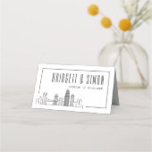 Charlotte Wedding | Place Table Name Cards Platzkarte (Rückseite)