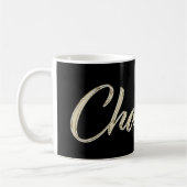 Charlotte white gold Handwriting Tasse Kaffeetasse (Links)