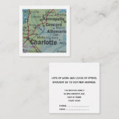 charlotte Wir haben neue Adresskarte verschoben Begleitkarte (Vorne/Hinten)