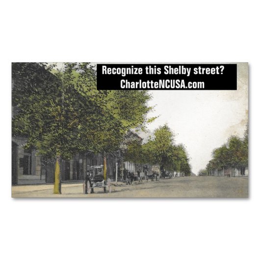 CharlotteNCUSA.com Business Card Magnet (Vorderseite)