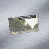 CharlotteNCUSA.com Business Card Magnet (Beispiel)