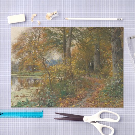 Charlottendun Forest by Peder Mork Monsted Seidenpapier (Handwerk)