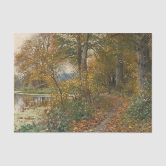 Charlottendun Wald von Peder Mork Monsted Seidenpapier (Vorderseite)