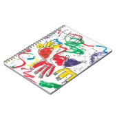 Charlottes Basquiat inspirierte Kunst Notizblock (Linke Seite)