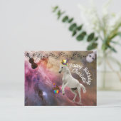 Charlottes Geburtskarte Postkarte (Stehend Vorderseite)