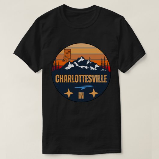 Charlottesville, Indiana T-Shirt (Design vorne)