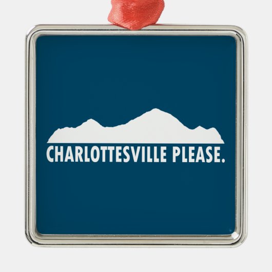 Charlottesville Ornament Aus Metall (Vorne)