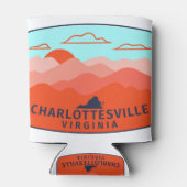 Charlottesville Virginia Außenbereich Dosenkühler (Rückseite)