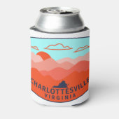 Charlottesville Virginia Außenbereich Dosenkühler (Kanne Rückseite)