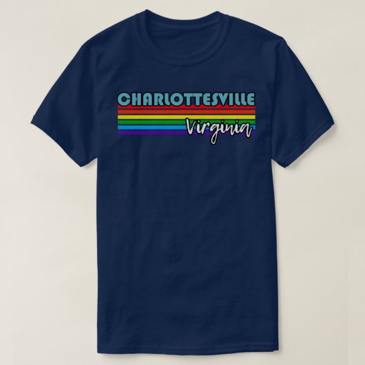 Charlottesville Virginia Pride Charlottesville LG T-Shirt (Design vorne)