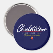 Charlottetown-Skript Magnet (Vorderseite/Rückseite)