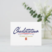 Charlottetown-Skript Postkarte (Stehend Vorderseite)