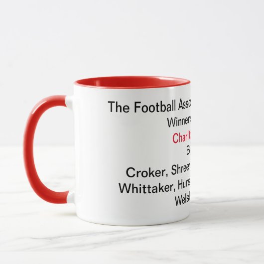 Charlton Athletic FA Cup Gewinner Tasse 1947 (Links)