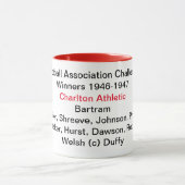 Charlton Athletic FA Cup Gewinner Tasse 1947 (Zentrum)