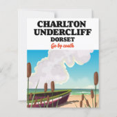 Charlton Undercliff Beach, Dorset Reiseplakat (Vorderseite)