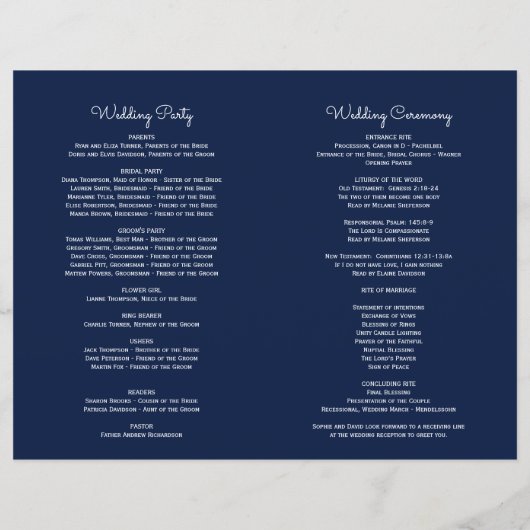 Charm Blue Blush Floral Blue Diamond Programm (Rückseite)