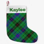 Charm Clan Davidson Tartan Kleiner Weihnachtsstrumpf (Vorderseite)